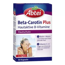 ABTEI Betacaroteno más vitaminas B activas para la piel, cápsulas, 50 unidades