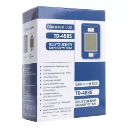 GLUCO TEST DUO Blutzuckermessger.StarterSet Mg/DL, 1 pz