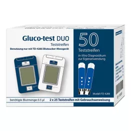 GLUCO TEST DUO Tiras reactivas, 50 uds