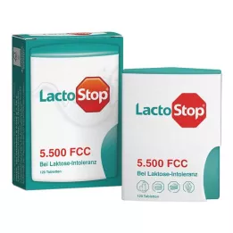LACTOSTOP 5.500 FCC Dispensador de pastillas con clic, 120 uds