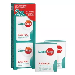 LACTOSTOP 5,500 FCC Tabletas Dispensador Click Dop.Pa., 2X120 St