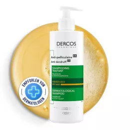 Vichy Dercos Anti-Dandruff Care Shampoo para cabello seco, 390 ml