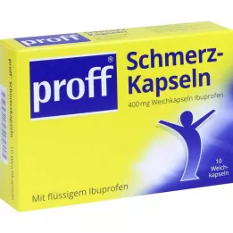 PROFF Cápsulas analgésicas de 400 mg, 10 uds