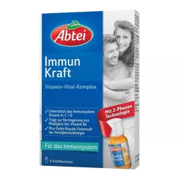 Abtei Power Immune Power Vitamin Vital Complex Ampollas, 6 pz