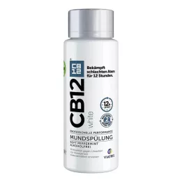 Solución de enjuague bucal blanca CB12, 250 ml