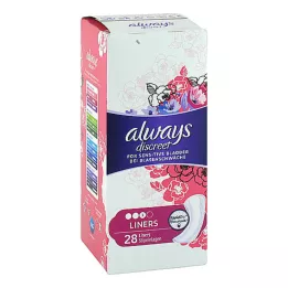 ALWAYS Protectores discretos para incontinencia, 28 unidades