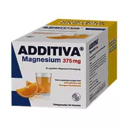 ADDITIVA Sobres de magnesio 375 mg, 60 uds
