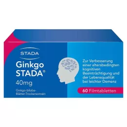 GINKGO STADA Tabletas recubiertas de película de 40 mg, 60 pz