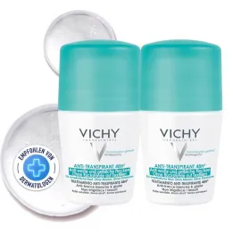 Vichy Desodorante Roll-on Antimanchas 48h, 2X50 ml