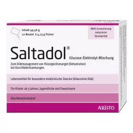 SALTADOL Electrolito en polvo para uso oral, 12 uds