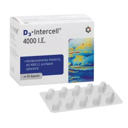 Cápsulas D3-INTERCELL 4.000 UI, 90 uds