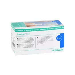 OMNICAN cánula de pluma fina 31 G 0,25x6 mm, 100 pz
