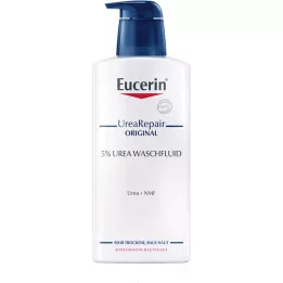 Eucerin Urea lee el líquido original del lavado del 5%, 400 ml
