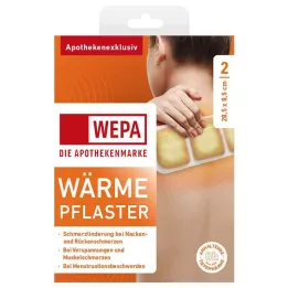 WÄRMEPFLASTER Cuello/Espalda 8,5x28,5 cm WEPA, 2 piezas