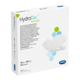 Apósito de espuma cóncavo Hydrotac 18x18,5 cm, 10 piezas