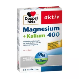 DOPPELHERZ Tabletas de magnesio y potasio, 60 uds