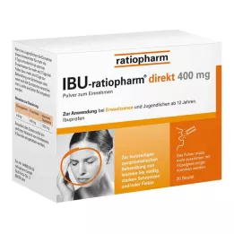 IBU-RATIOPHARM polvo directo para uso oral 400 mg, 20 uds