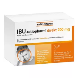 IBU-RATIOPHARM polvo directo de 200 mg para uso oral, 20 uds