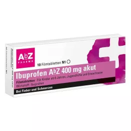 IBUPROFEN AbZ 400 mg comprimidos recubiertos con película agudos, 10 uds