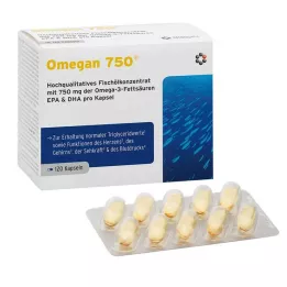 OMEGAN 750 cápsulas blandas, 120 uds
