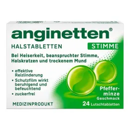 Pastillas para la voz Anginetten, 24 comprimidos