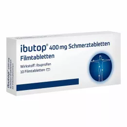 IBUTOP Comprimidos recubiertos con película analgésicos de 400 mg, 10 uds