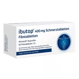 IBUTOP Comprimidos recubiertos con película analgésicos de 400 mg, 50 uds