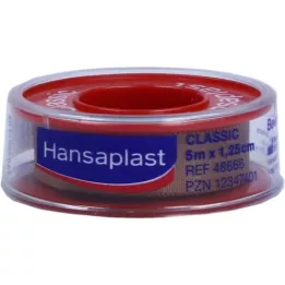 HANSAPLAST fixierpfl.classic 1.25 cmx5 m empuje, 1 pz