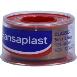 HANSAPLAST fixierpfl.classic 2.5 cmx5 m empuje, 1 pz