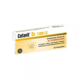 CEFAVIT D3 7.000 UI comprimidos recubiertos con película, 20 uds