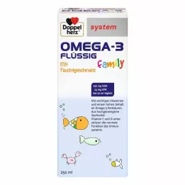 DOPPELHERZ Sistema líquido familiar Omega-3, 250 ml