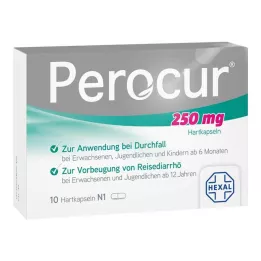PEROCUR Cápsulas duras de 250 mg, 10 uds
