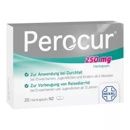 PEROCUR Cápsulas duras de 250 mg, 20 uds