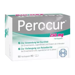 PEROCUR Cápsulas duras de 250 mg, 50 uds