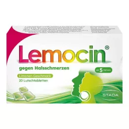 LEMOCIN Pastillas contra el dolor de garganta, 20 uds