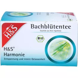 Bolsas de filtro de armonía de flores de Bach Bio H&amp;S, 20 x 1,5 g