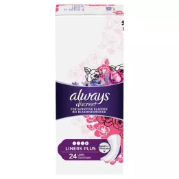 ALWAYS Protector discreto para incontinencia más protector de bragas, 24 uds