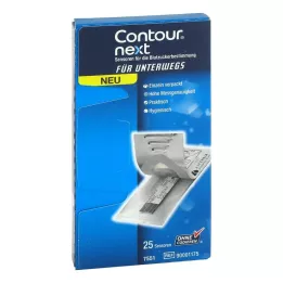 CONTOUR Tiras reactivas Next Sensors envasadas individualmente, 25 uds