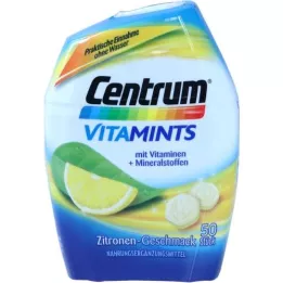 Centrum Tabletas masticables de vitamina con sabor de limón, 50 pz