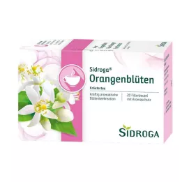 SIDROGA Bolsas de filtro para té de azahar, 20 x 1,2 g