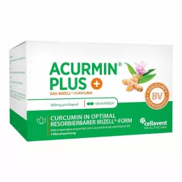 ACURMIN Plus Cápsulas blandas de cúrcuma micelar, 180 uds