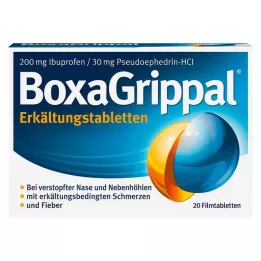 BOXAGRIPPAL Pastillas para el resfriado 200 mg/30 mg FTA, 20 uds