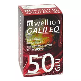 WELLION GALILEO Tiras reactivas para medir la glucosa en sangre, 50 uds