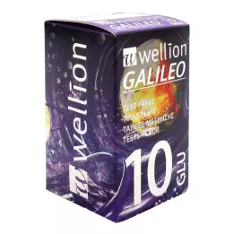 WELLION GALILEO Tiras reactivas de glucosa en sangre, 10 pz