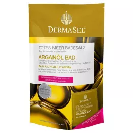 DERMASEL Sal de baño del Mar Muerto + aceite de argán, 1 P
