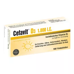 CEFAVIT D3 1.000 UI comprimidos recubiertos con película, 100 uds