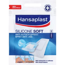 Hansaplast Pavimento de Silicona Soft Strips, 8 pz