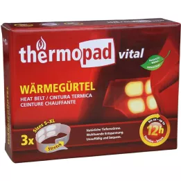 THERMOPAD Cinturón térmico, 3 piezas