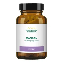Manganeso como cápsulas de gluconato de manganeso, 60 piezas