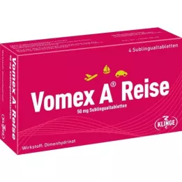 VOMEX Un viaje 50 mg de tabletas sublinguales, 4 pz